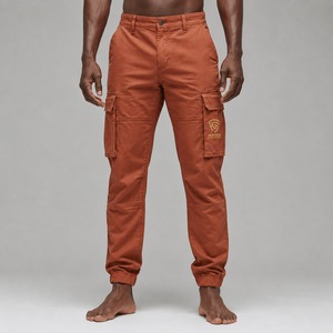 Pantalon cargo décontracté pour homme, séchage rapide, respirant, rangement fonctionnel, mouvements confortables, tissu robuste pour le travail en extérieur et le quotidien - Product Image 1