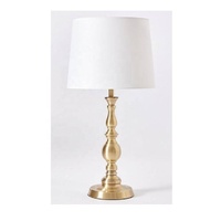 Lampe de table luxueuse sans abat-jour en laiton finition antique miroir lampe polonaise pour salon chevet élégant décor à la maison lampe de table