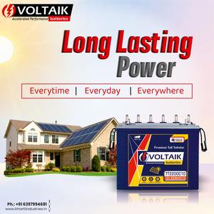 Système solaire pour balcon avec micro-onduleur Panneaux solaires avec batterie Onduleur Commercial Voltaik 12V 180 + Ah C10 Backup Renewable - Product Image 2