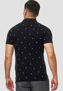 เสื้อเชิ้ตแขนสั้นสีดำสำหรับผู้ชาย ผ้าคอตตอนปิเก้เนื้อแน่น ดีไซน์ลำลอง ระบายอากาศได้ดี น้ำหนัก 240 กรัม บริการ OEM - Product Image 3