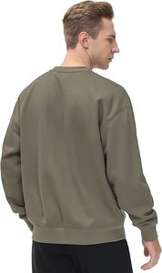 Sudadera de Color Liso para Hombre, Informal, para Uso Diario, de Algodón Suave, de Manga Larga, Cómoda, Estilo Moderno y Minimalista - Product Image 6