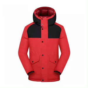 Econex Sports Unisex Black Windproof Hooded Safari Style Eco-Friendly Winter <b>Jacket</b> Crew Neck Zipper Closure <b>Fleece</b> <b>Lining</b> 100% - Product Image 6