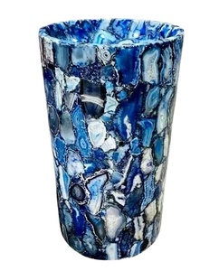 Agate <b>Stone</b> Eco-Friendly Majestic Irregular Basin <b>for</b> Countertop Living Room-Elegant Regal Style Self-adhesive Installation - Product Image 1