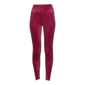 Leggings de Terciopelo de Cintura Alta, Largos, de Color Sólido, Elásticos, Tejidos, Ropa Deportiva para Mujer, Pantalones de Yoga - Product Image 3
