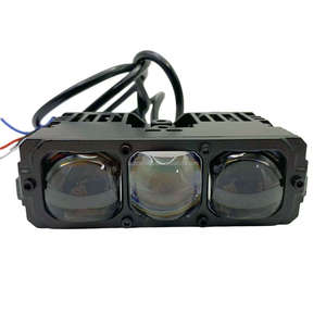 Foco <span class=keywords><strong>LED</strong></span> E06Z <span class=keywords><strong>de</strong></span> 3 <span class=keywords><strong>LED</strong></span>, 100W, Súper Brillante, Luz Blanca <span class=keywords><strong>de</strong></span> 6000K, Luz Alta y Baja, Universal, 12V, Luz <span class=keywords><strong>de</strong></span> Conducción - Product Image 5