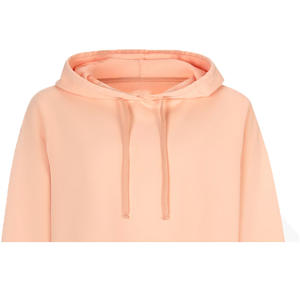 ชุดเดรสสเวตเชิ้ตผ้าฟลีซคอตตอน 100% สำหรับผู้หญิง ทรงโอเวอร์ไซส์ มีฮู้ด ระบายอากาศ กันลม เป็นมิตรกับสิ่งแวดล้อม น้ำหนัก 360 กรัม ลายนูน - Product Image 2