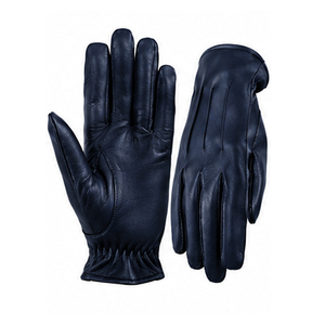 Brown Leather Four Seasons Thermal Breathable Eco-Friendly Full Finger Wrist-Length <b>Touchscreen</b> Motorbike <b>Gloves</b> for Outdoor Use - Product Image 1
