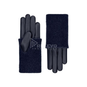 Gants longs en fourrure pour femmes de haute qualité, accessoires de mode d'hiver, fournisseur, faible MOQ - Product Image 5