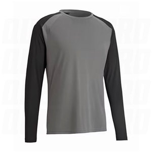Breathable Unisex Long Sleeve Sports Jerseys <b>Compression</b> Fit Outdoor Athletic Sportswear High Quality Moisture Wicking Fitness - Product Image 2