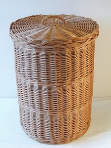 Cesta de mimbre ecológica de estilo tradicional artesanal con asas para decoración del hogar, almacenamiento, diseño multifuncional, hecho en Vietnam - Product Image 6