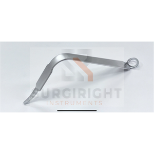 Retractor HOHMANN con Punta Angulada Estrecha, Acero Inoxidable, Hoja Quirúrgica Manual, Ancho 19mm, Curvatura Profunda 4/14, Instrumento Surgiright - Product Image 6
