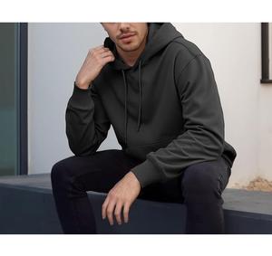 Nueva Llegada, Sudadera con Capucha para Hombre, 100% Algodón, Forrada, Manga Larga, Cuello Caído, Color Sólido, Cómoda, Tallas Grandes, Personalizable - Product Image 4