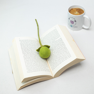 Fleurs en feutre faites à la main en forme de pompon, bouquets de boules de feutre en laine colorées, mini fleurs pour loisirs créatifs, décoration, fil de feutre, vente en gros - Product Image 2