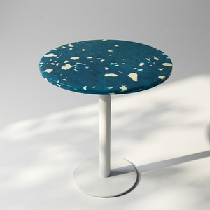 Mesa de Centro de Plástico Reciclado, Diseño Moderno, Impermeable, Duradera, Ecológica, Apilable, Fácil de Montar, para Exteriores, Sala de Estar, Hotel - Product Image 1