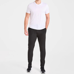 Pantalons et Joggers Décontractés pour Hommes avec Logo Personnalisé, Taille Élastique, Poches Latérales, Tissu Léger et Respirant – Vente en Gros - Product Image 2