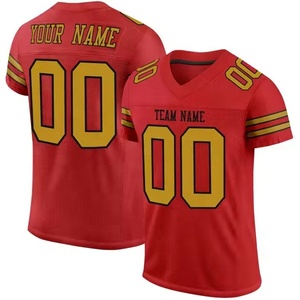 Maillot de football américain pour homme de qualité supérieure, sublimé, imprimé avec logo personnalisé, maillot de club de football américain - Product Image 6