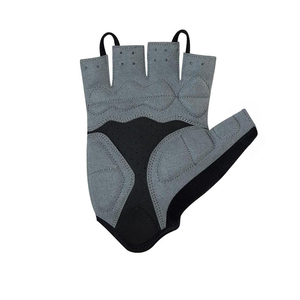 Gants de cyclisme demi-doigts respirants à rayures en polyester et nylon unisexe pour la course toutes saisons - Product Image 3