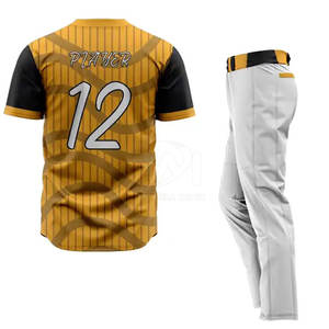 Nueva Llegada de Ropa Deportiva, Uniforme de Béisbol 100% Poliéster, Mejor Precio, Venta al por Mayor de Uniformes de Béisbol - Product Image 2