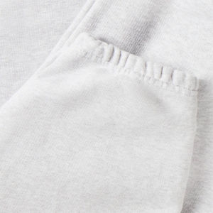 Pantalon de survêtement blanc pour hommes, taille élastique, tricoté, décontracté, respirant, avec poches, vêtements d'automne - Product Image 5