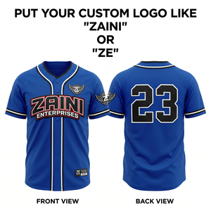 Camiseta de Béisbol para Hombre, 160 GSM, Poliéster Interlock, Azul Rey, Negro, Blanco, Bordado Personalizado, Sublimación, Impresión en Pantalla, DTF, OEM - Product Image 1