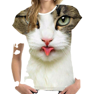 เสื้อยืดสกรีนโลโก้ผู้หญิง คุณภาพพรีเมียม ทรงปกติ ผ้าฝ้าย 100% ระบายอากาศได้ดี แห้งเร็ว เนื้อผ้านุ่ม ใส่สบายสำหรับฤดูร้อน - Product Image 3