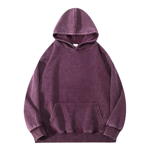 Sudadera con Capucha para Mujer, Manga Larga, Informal, Tejida en Algodón Transpirable, Estilo Lavado Ácido, para Invierno - Product Image 1