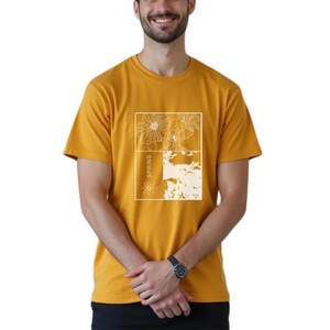 Camiseta estampada premium con tinta duradera y construcción de algodón transpirable, cómoda camiseta estampada - Product Image 1