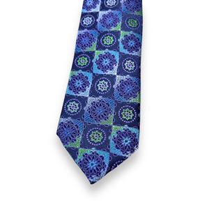 Corbata Medallón Adorno Azul - Product Image 1