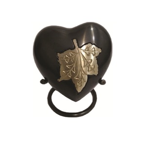 Handmade Eco-Friendly Brass Heart Cremation <b>Urn</b> <b>Necklace</b> <b>Ashes</b> Memorial Jewelry Fill Kit-Wedding Ramadan Edition 3-4L Forever My - Product Image 3