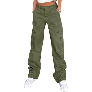 Pantalones Cargo de Verano para Mujer 2026 de Alta Calidad, Transpirables, Cintura Elástica, Secado Rápido, con Logotipo Personalizado en Oferta, Servicio OEM - Product Image 6