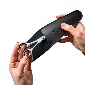 Tegra Surgical Barber Scissors Finished Super Cut Sharp <b>Edge</b> Bevel Adjustable Screw Satin Hair Customized Packaging Straight - Product Image 3