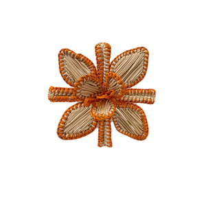 Anneau de serviette en raphia fait main, écologique, porte-serviettes en paille tressée, décoration de table rustique style ferme pour mariage et banquet - Product Image 4