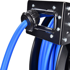 Premium Air <b>Hose</b> Reel <b>Wall</b> <b>Mount</b> 3/8 in x 50 ft Garden <b>Hoses</b> Auto Rewind Spring Driven 300 PSI Workshop <b>Hose</b> GAPGAR013 - Product Image 4