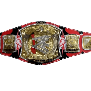 Cinturón de Campeonato WWE de CM Punk, Personalizable, de Alta Calidad, Rojo y Negro, Cinturón Deportivo Personalizado, Edición de Coleccionista - Product Image 2