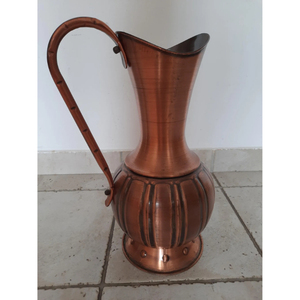 Vintage Copper <b>Jug</b> New Design Tabletop Water Serving Ware Handle Fancy Metal <b>Jug</b> for <b>Drinking</b> Factory Price Tea Pots Kettles - Product Image 6