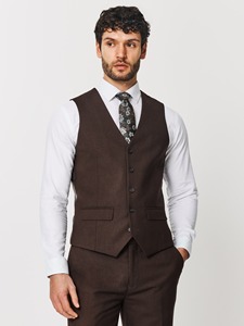 High Quality OEM Service Pant Coat Design Beige Fabric 3 Pieces Suits <b>Set</b> for Men - Product Image 4