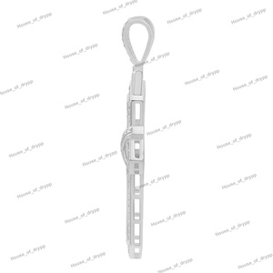 Diamond Look Iced Out <b>Cross</b> Pendant 925 Silver Finish Moissanite Diamond Luxury Religious Hip Hop Necklace Statement Jewelry - Product Image 3