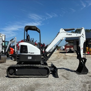 High Efficiency Bobcatts Crawler Excavator 1-3.5 Ton | Diesel Powered with Motor and Rubber Tracks for Farm Site Work - Product Image 3