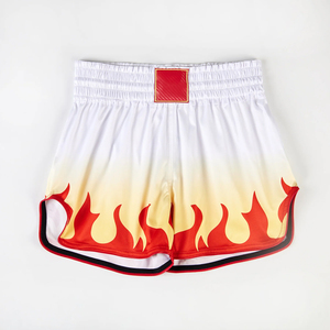 Shorts d'entraînement MMA Muay Thai en sublimation, service OEM, durables, respirants, vêtements de sport pour la boxe et le Muay Thai. - Product Image 4