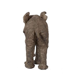 Escultura Decorativa de Elefante Caminando en Poliresina Tai, 13x5x10 - Product Image 4