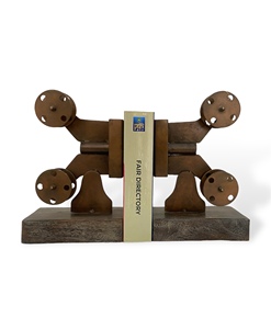 Serre-livres projecteur style antique pour décoration de luxe - Product Image 2