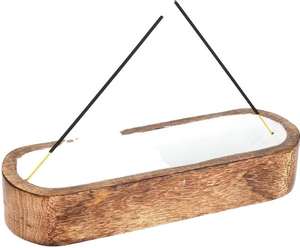 Brûleur à encens en bois artisanal de qualité supérieure, brûleur à bakhoor traditionnel en bois - Product Image 1
