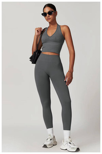 Leggings de Yoga de Cintura Alta para Mujer, Paquete de 3 Piezas, Elásticos, Sólidos, Compresivos, de Longitud Completa, Transpirables, Suaves, Sin Costuras, con Efecto Scrunch - Product Image 4