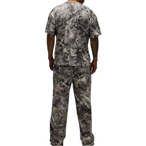T-shirts pour hommes en coton 100% lourd, imprimé camouflage Real Tree, coupe oversize à épaules tombantes, style streetwear, personnalisables avec logo OEM - Product Image 2