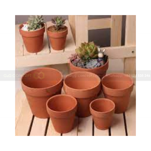 Mini Pots en terre brute pour l'extérieur, Pots en terre brute, pour la décoration de la maison, plusieurs modèles et tailles différentes - Product Image 2