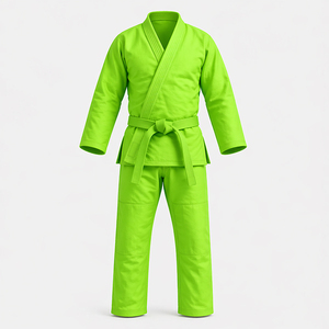Kimono de Jiu Jitsu de Algodón de Calidad Profesional Personalizable en Colores Fluorescentes, Trajes de Jujitsu BJJ Gi en Oferta, Uniforme de Judo - Product Image 2