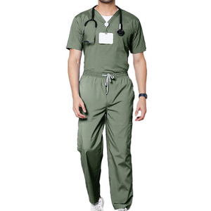 ชุดยูนิฟอร์มพยาบาลคุณภาพสูงแบบขายส่งสั่งทำได้ ไซส์ XS ถึง 6XL ชุดยูนิฟอร์มทางการแพทย์ ชุดสครับสำหรับโรงพยาบาล - Product Image 1