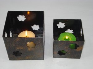 ชุดเชิงเทียนเหล็ก 2 ชิ้น - Product Image 1