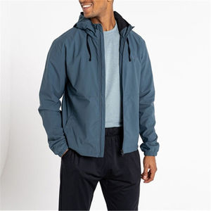 Veste coupe-vent légère en nylon softshell personnalisée en gros à prix avantageux pour hommes - Product Image 4