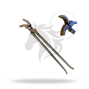 Herramienta Veterinaria Curva para Clavos de Caballo, para el Cuidado de Pezuñas y el Colocación de Herraduras - Product Image 1